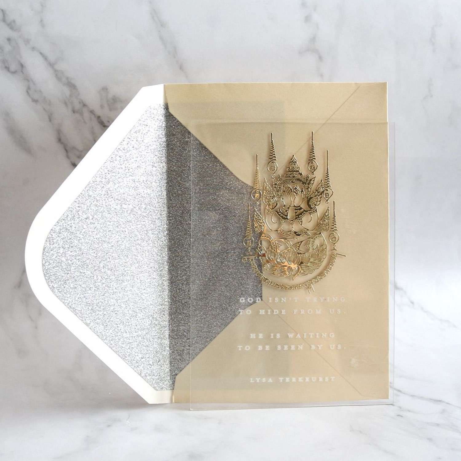Acrylic Invitation Card Greeting Card With Envelope Personalized Custom